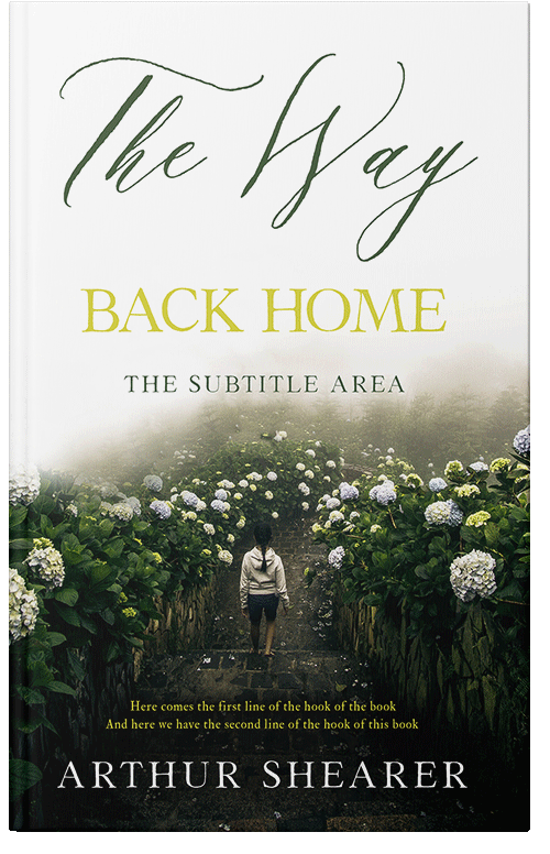 Front view of Premade Nature Book Cover - Tana