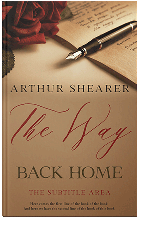 Pre Made Book Cover Teak