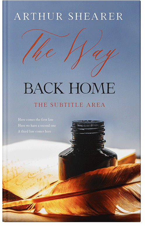 Front view of Bali Hai #11075 - Premade Poetry Book Cover