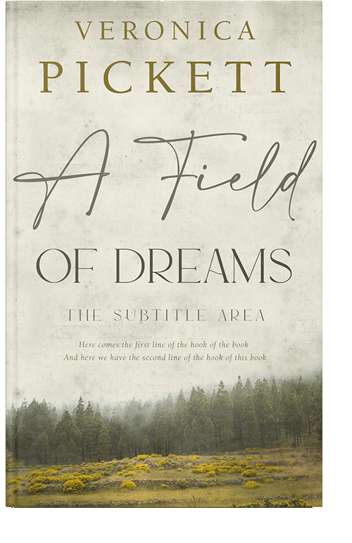 Front view of Satin Linen #11078 - Premade Poetry Book Cover