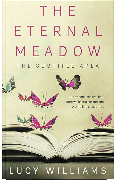 Front view of Tahuna Sands #11089 - Premade Poetry Book Cover