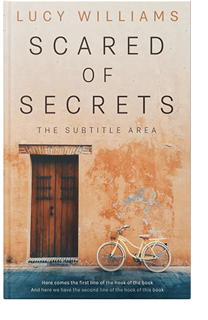 Pre Made Book Cover Double Spanish White