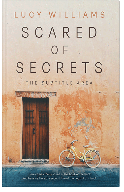 Front view of Double Spanish White #11092 - Premade Travel Book Cover