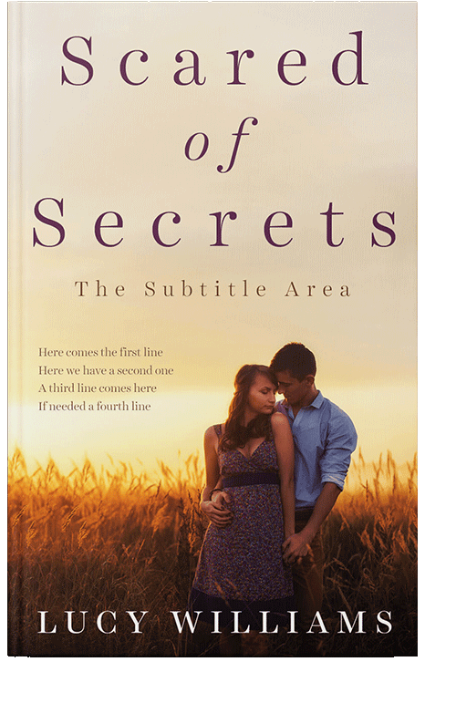 Front view of Jon #11102 - Premade Romance Book Cover