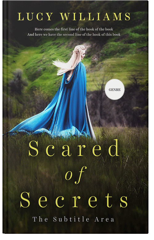 Front view of Rangoon Green #11103 - Premade Romance Book Cover