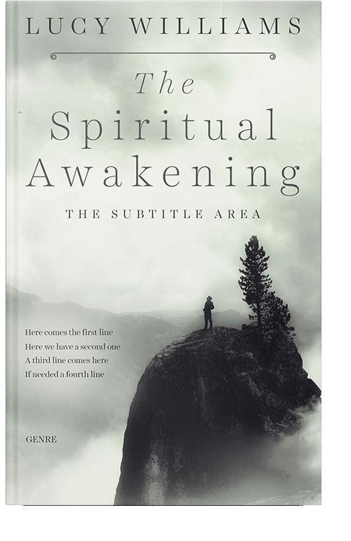 Front view of Green White #11106 - Premade Health & Mind & Body Book Cover