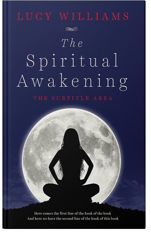 Front view of Premade Health & Mind & Body Book Cover - Swirl