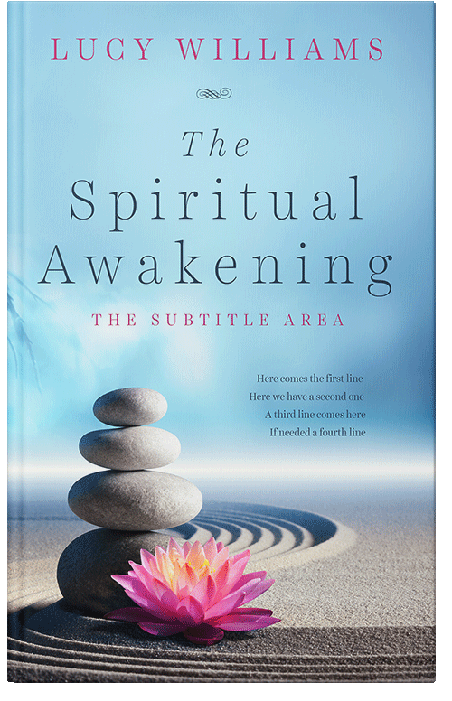 Front view of Powder Blue #11114 - Premade Health & Mind & Body Book Cover