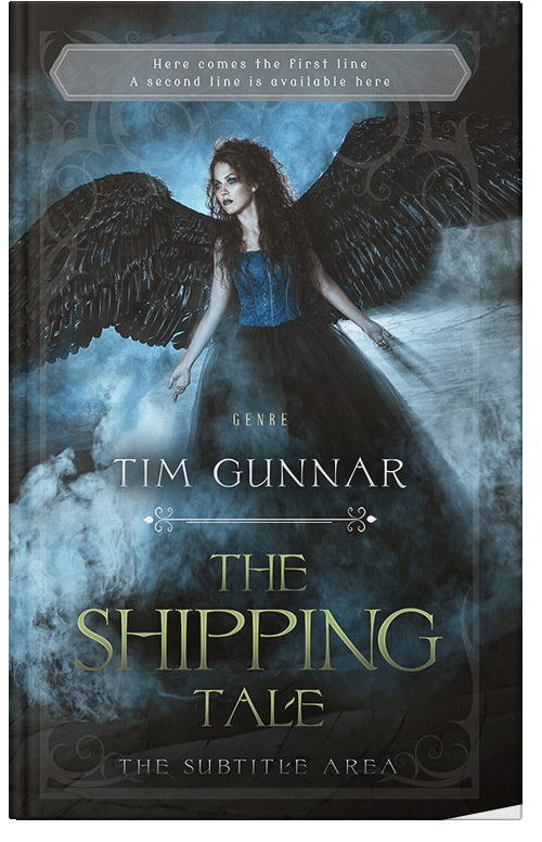 Front view of Premade Fantasy Book Cover - Outer Space