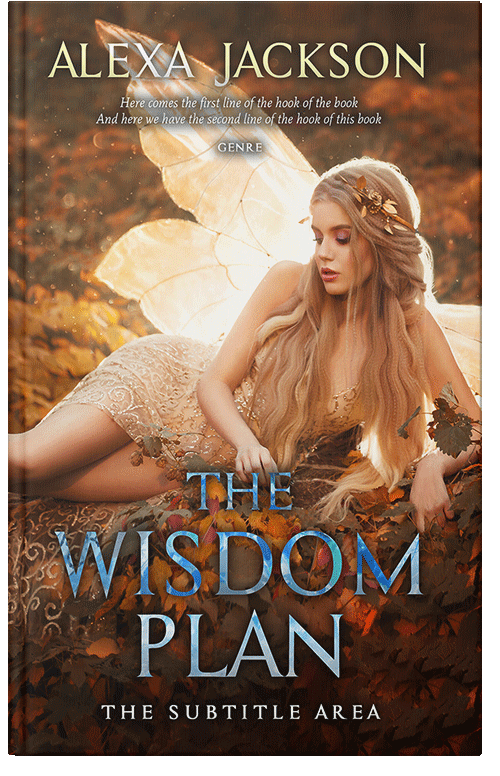 Front view of Premade Fantasy Book Cover - Nutmeg