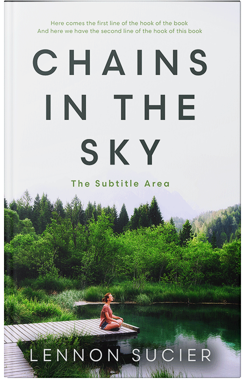 Front view of Premade Health & Mind & Body Book Cover - Green Kelp