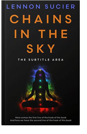 Pre Made Book Cover Black