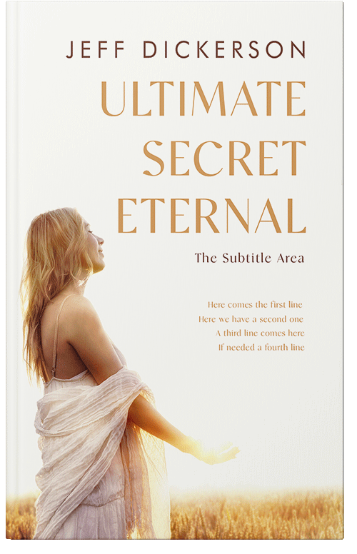 Front view of Premade Romance Book Cover - Spring Wood