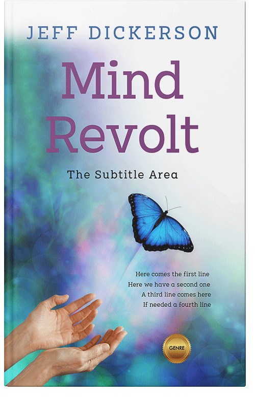 Front view of Premade Health & Mind & Body Book Cover - Ghost