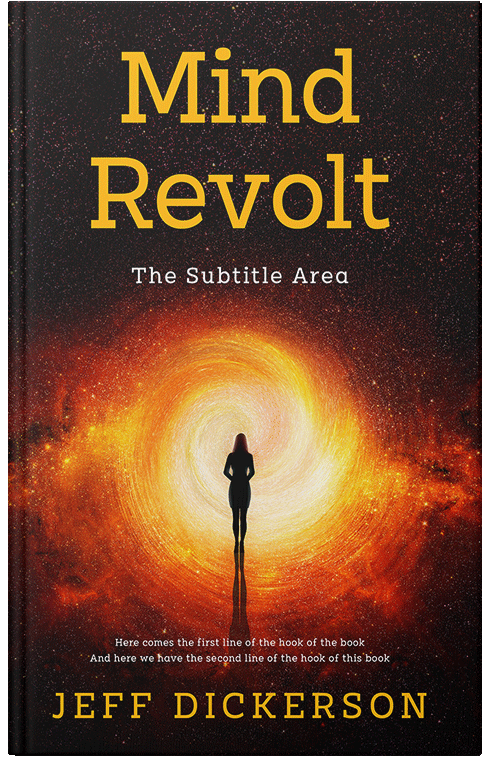 Front view of Premade Health & Mind & Body Book Cover - Graphite