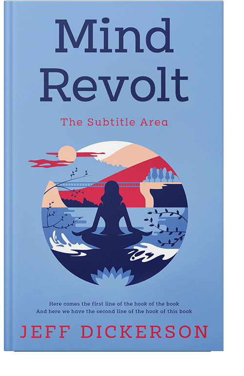 Front view of Cornflower #11154 - Premade Health & Mind & Body Book Cover