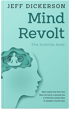 Pre Made Book Cover Water Leaf