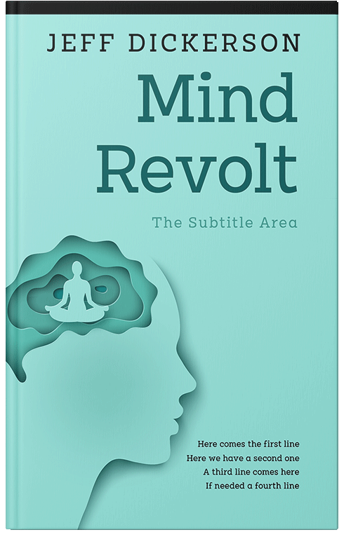 Front view of Water Leaf #11156 - Premade Health & Mind & Body Book Cover