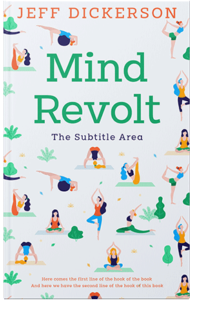 Pre Made Book Cover Aqua Haze