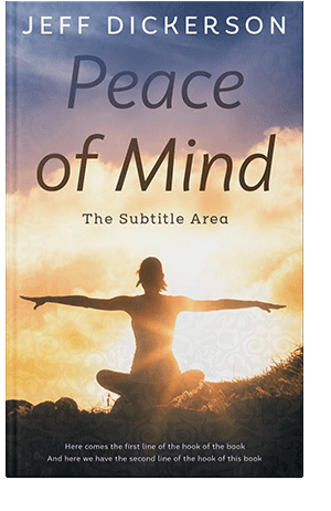 Pre Made Book Cover Soft Amber