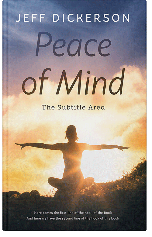 Front view of Soft Amber #11162 - Premade Health & Mind & Body Book Cover