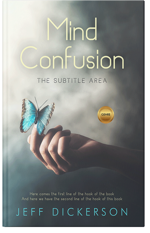 Front view of Premade Health & Mind & Body Book Cover - Abbey