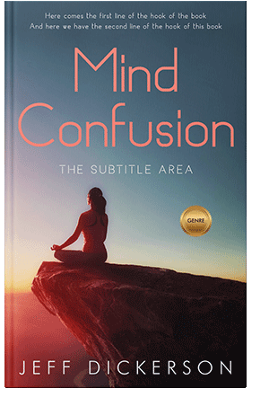 Pre Made Book Cover Blue Bayoux