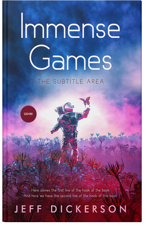 Front view of Premade Science Fiction Book Cover - East Bay