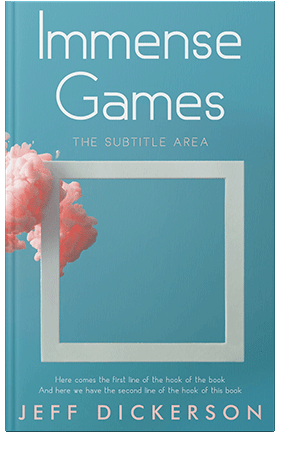 Pre Made Book Cover Hippie Blue