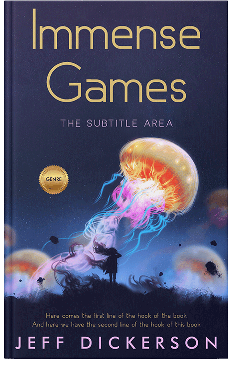 Front view of Port Gore #11193 - Premade Fantasy Book Cover