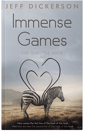 Pre Made Book Cover Silver Sand