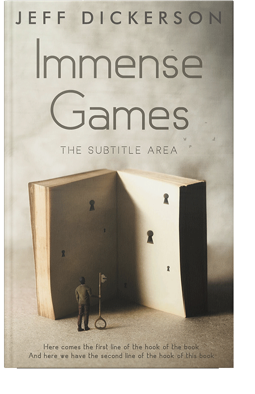 Front view of Tana #11197 - Premade Fantasy Book Cover