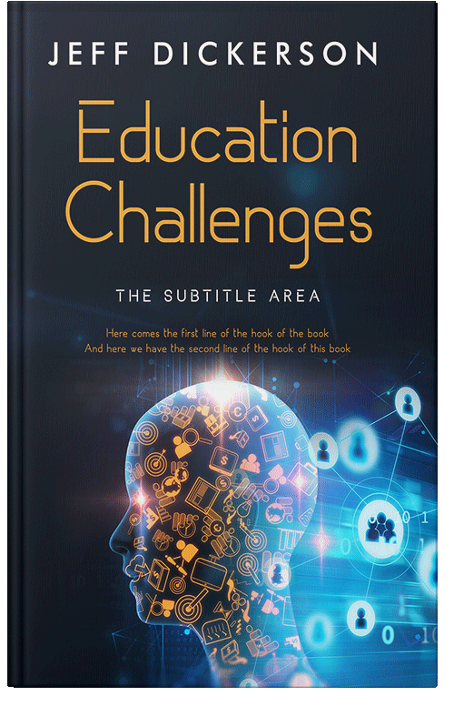 Front view of Black #11205 - Premade Science & Nature Book Cover