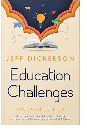 Pre Made Book Cover Citrine White