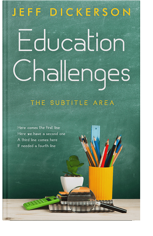 Front view of Viridian #11208 - Premade Family & Parenting Book Cover | BookCoverZone