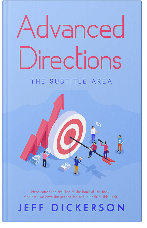 Front view of Premade Business Book Cover - Sail