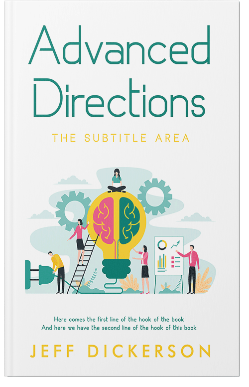 Front view of Genoa #11212 - Premade Self-Improvement & Self-Help Book Cover