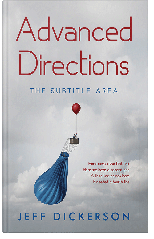 Front view of Premade Self-Improvement & Self-Help Book Cover - Iron