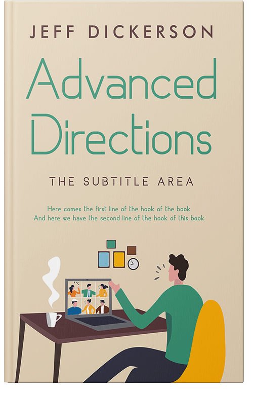 Front view of Double Spanish White #11219 - Premade Business Book Cover