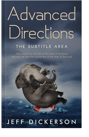 Pre Made Book Cover Pickled Bluewood