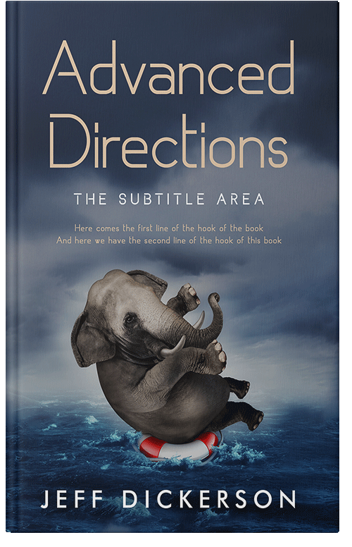 Front view of Pickled Bluewood #11220 - Premade Self-Improvement & Self-Help Book Cover