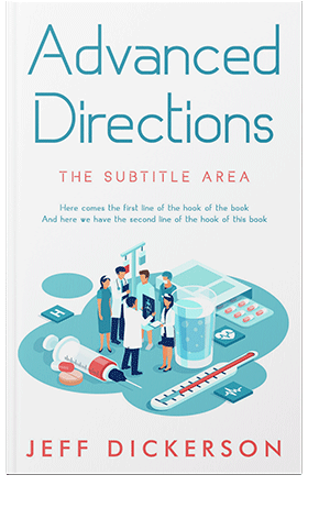 Pre Made Book Cover Powder Blue