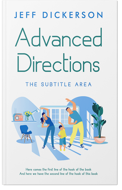 Front view of Botticelli #11227 - Premade Literary Fiction Book Cover