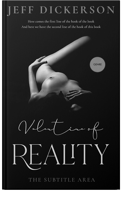 Front view of Black #11248 - Premade Erotica Book Cover