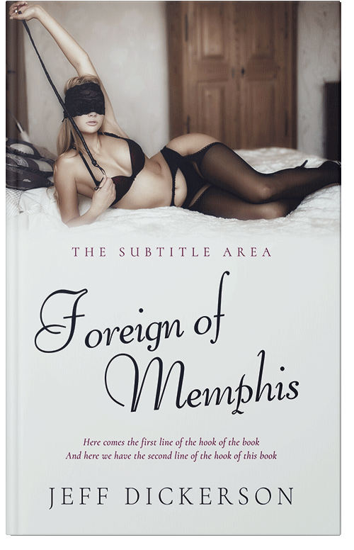 Front view of Premade Erotica Book Cover - Woody Brown