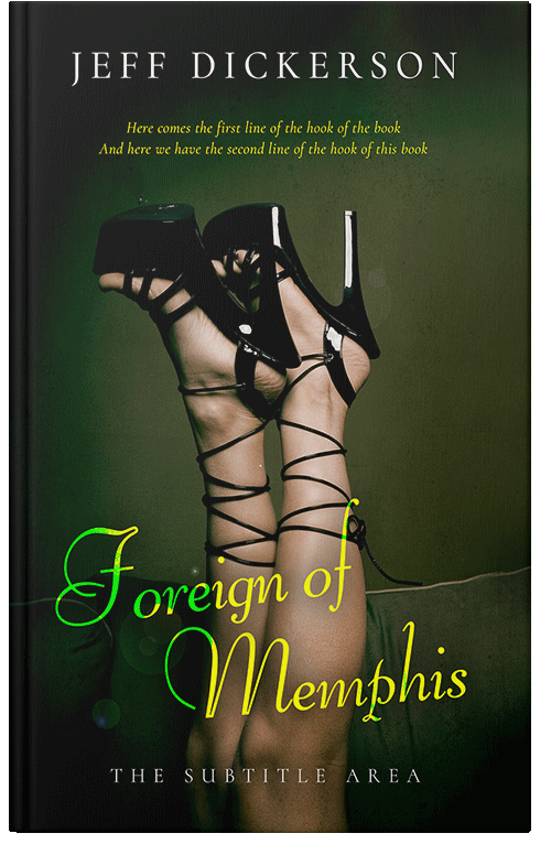 Front view of Premade Erotica Book Cover - Seaweed