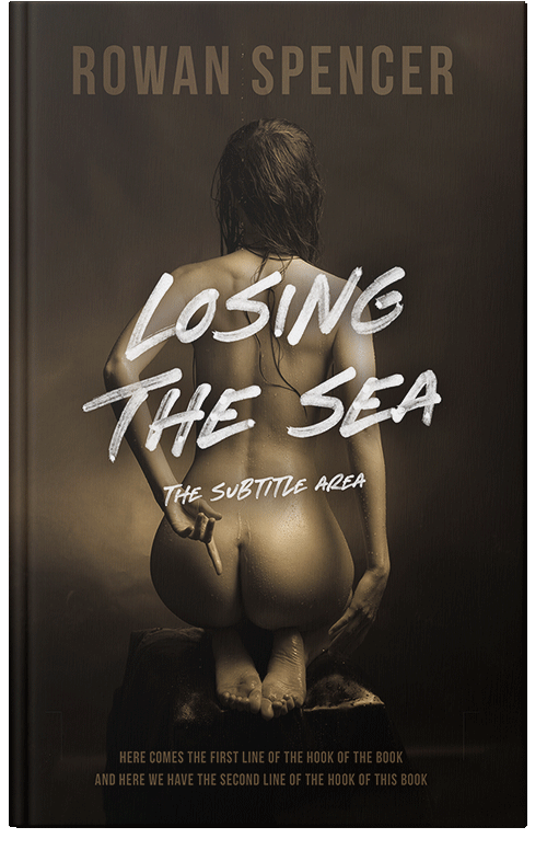 Front view of Premade Erotica Book Cover - Oil