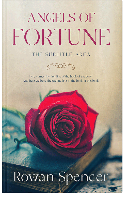 Front view of Blue Dianne #11322 - Premade Romance Book Cover