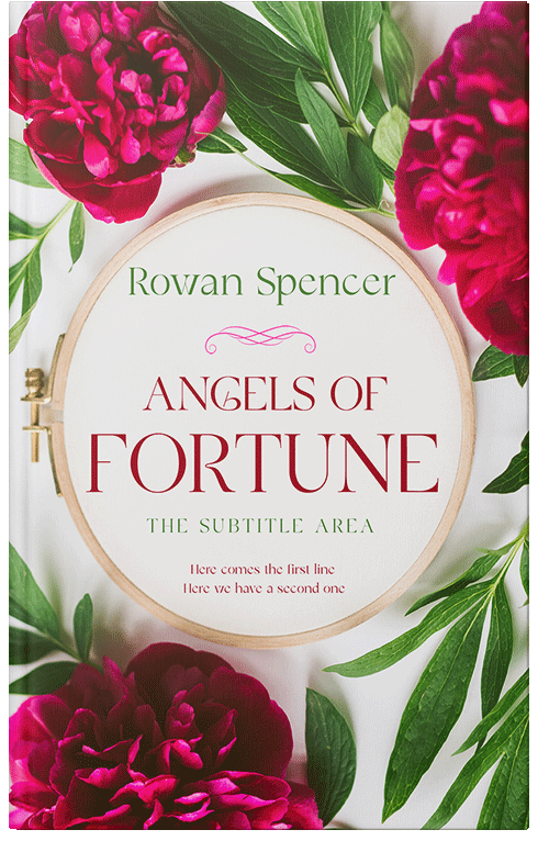 Front view of Premade Poetry Book Cover - Pampas