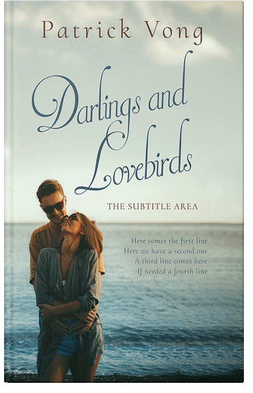 Front view of Tasman #11350 - Premade Romance Book Cover